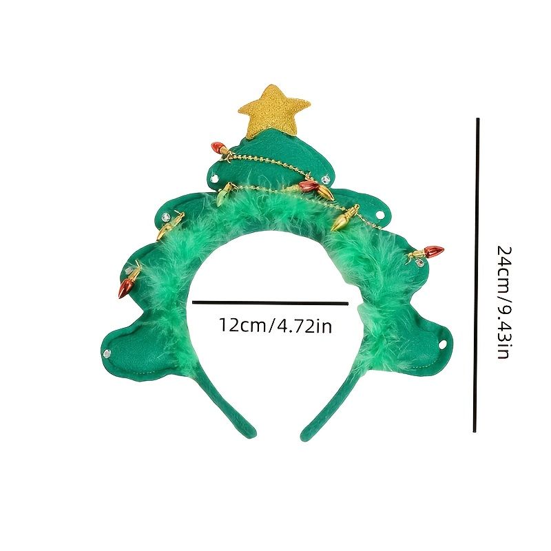 Bizarre And Creative Christmas Tree Headband, Women's Holiday Photography Props, Headwear, Christmas Decoration, High Head Headb_voghion.com