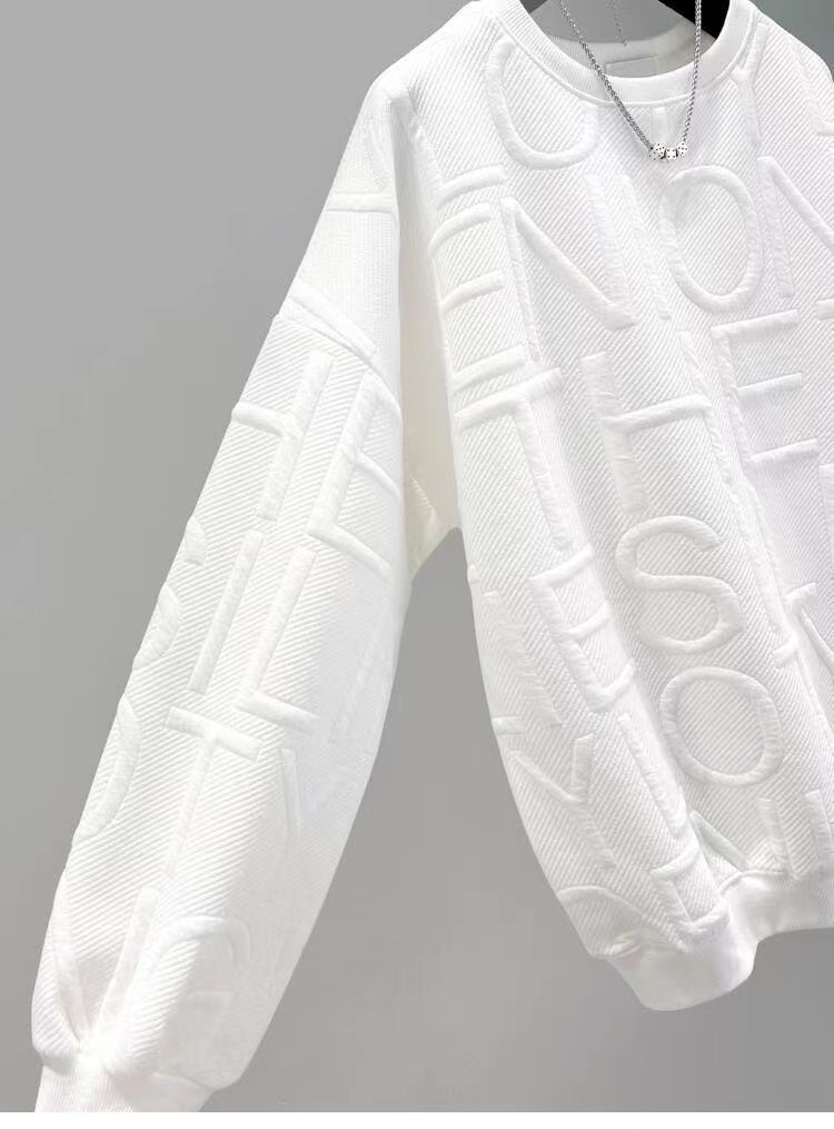 Dameskleding trui losse lente en herfst stijl dunne top lange mouwen jas_voghion.com