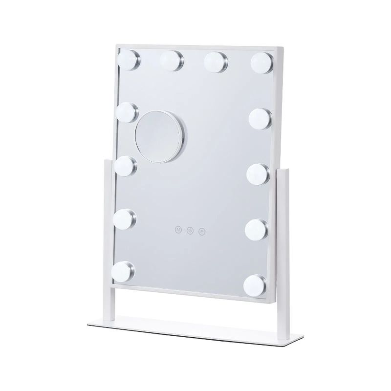 Magnification 16.1x11.8 With 5X Makeup Vanity Mirror In Hollywood Lights_voghion.com