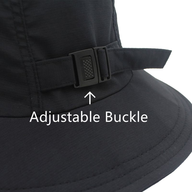 Cappello da pescatore da donna alla moda Connectyle, regolabile, traspirante, antivento, ad asciugatura rapida, protezione UV, tesa larga, per sole, all'aperto, tutti i giorni_voghion.com