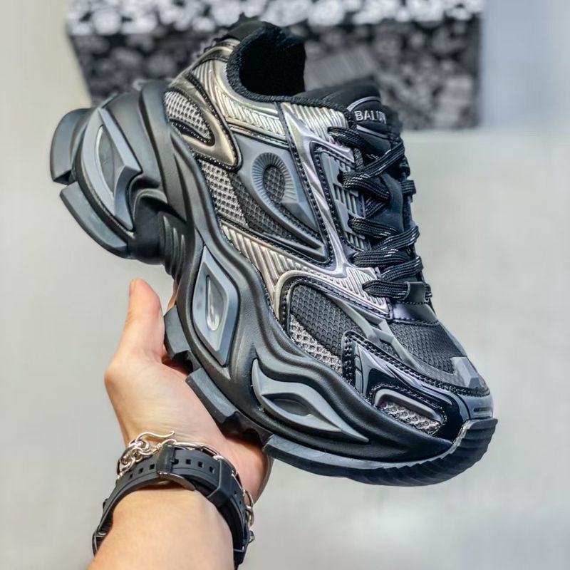 Putian 2025 Summer New GC Seconda Generazione Moonfall Galaxy Nero Scarpe da Papà con Suola Spessa_voghion.com