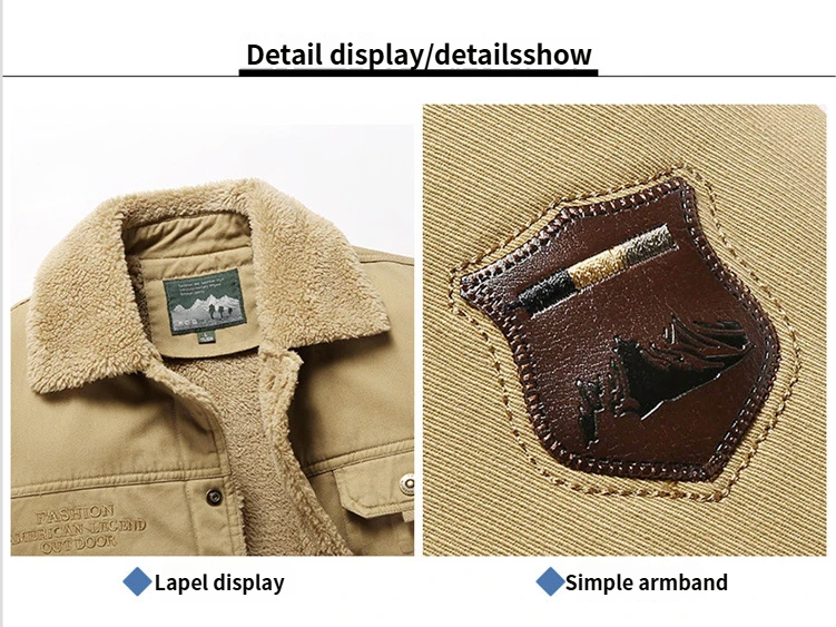 Giacca da uomo con colletto rovesciato, stile casual, in pile di cotone lavato, autunno inverno 2023_voghion.com