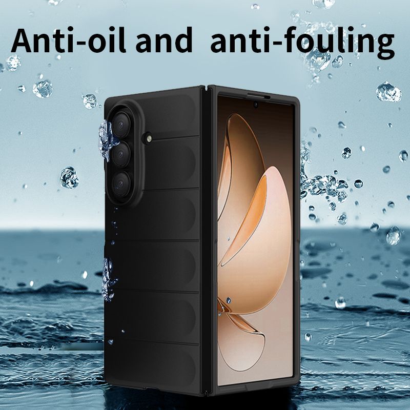 Coque originale en silicone souple mat antichoc, couleur unie, pour Samsung Galaxy Z Fold 7/6/5/4/3/Zfold7 - Protection anti-chute_voghion.com