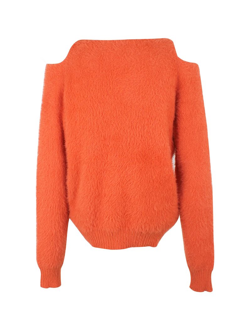 Frauen Pullover Pullover Casual Off Schulter Mode Strick Herbst Winter_voghion.com