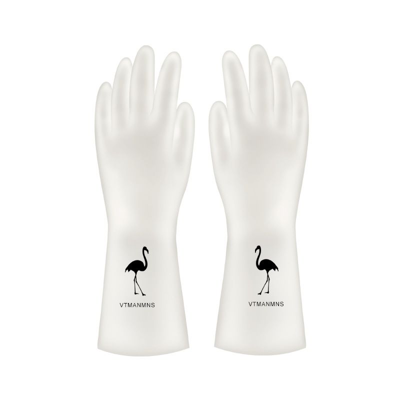 Durable Dishwashing Women, Household Kitchen Latex Cleaning Gloves, Waterproof Rubber For Laundry, Thin Work Gloves_voghion.com
