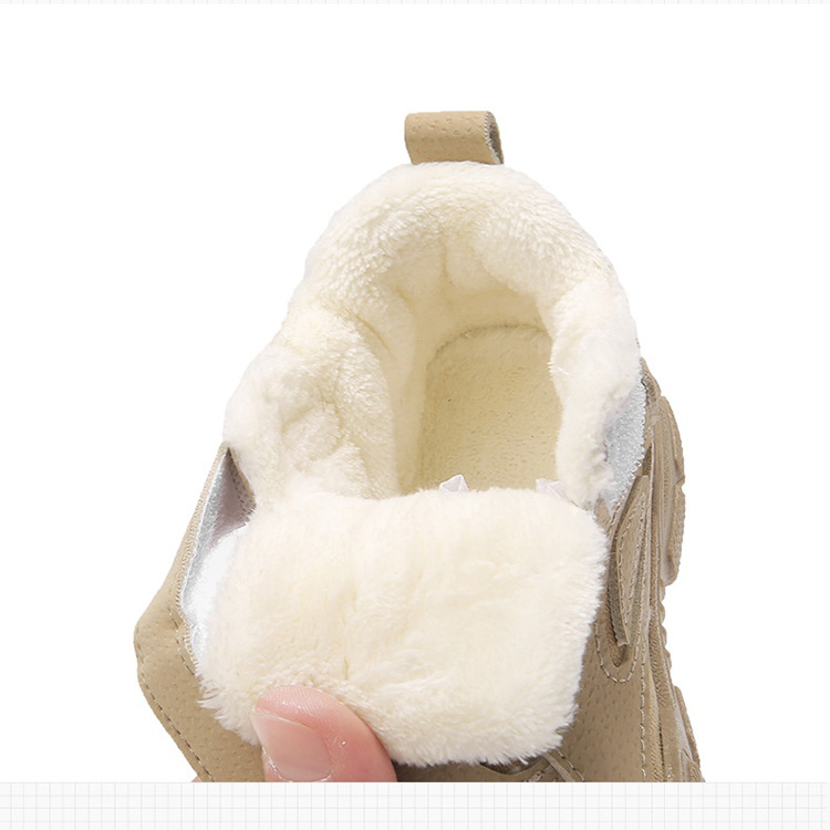 Kinderkleidung Kinder Winterschuhe Plus Samt Dicke Warme Baumwollstiefel Jungenschuhe Nordost-Schneestiefel Mädchen Casual Baumwollschuhe_voghion.com