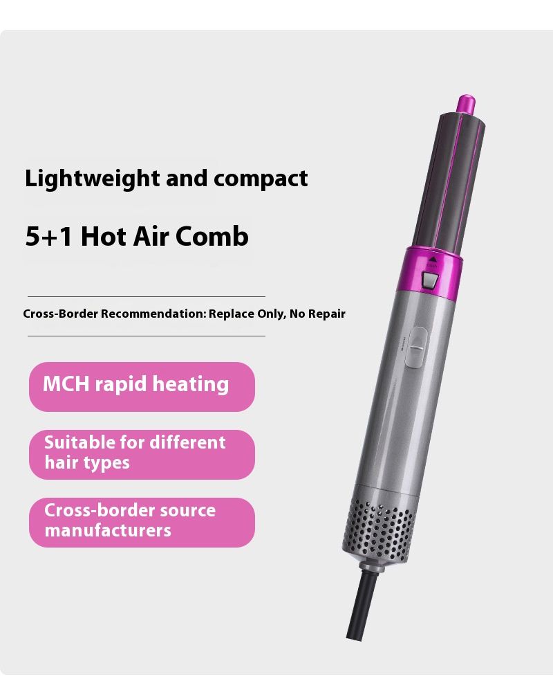 5-in-1-Haarstyler mit automatischem Keramik-Turmalin-Effekt – 10 Heizstufen, Doppelspannung (110 V – 240 V), für glattes und lockiges Haar (mehrere Farben)_voghion.com