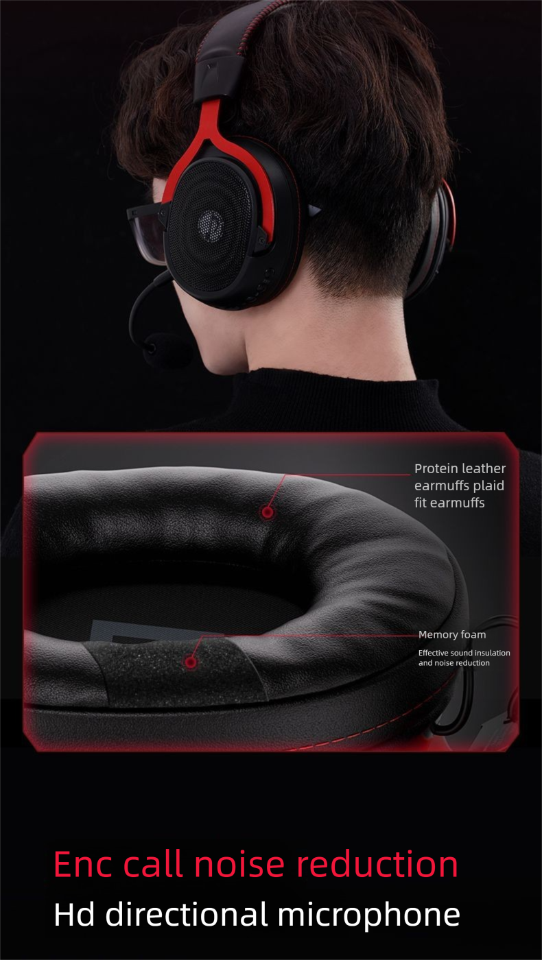 Zhu Lin Niao Xuanwu ZG2 Over-Ear Headphones Gaming Special Edition 2.4G Wireless Bluetooth Quad-Mode 7.1 Sound Effect_voghion.com