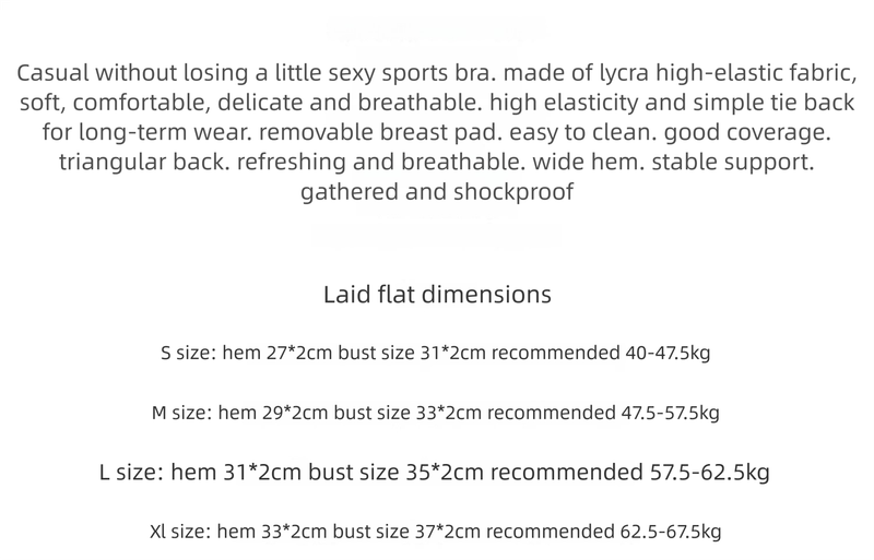 Sports Bra For Women With Thin Straps, Barely There Feel, Bra, Fitness Training, Yoga Top, Tank Top_voghion.com