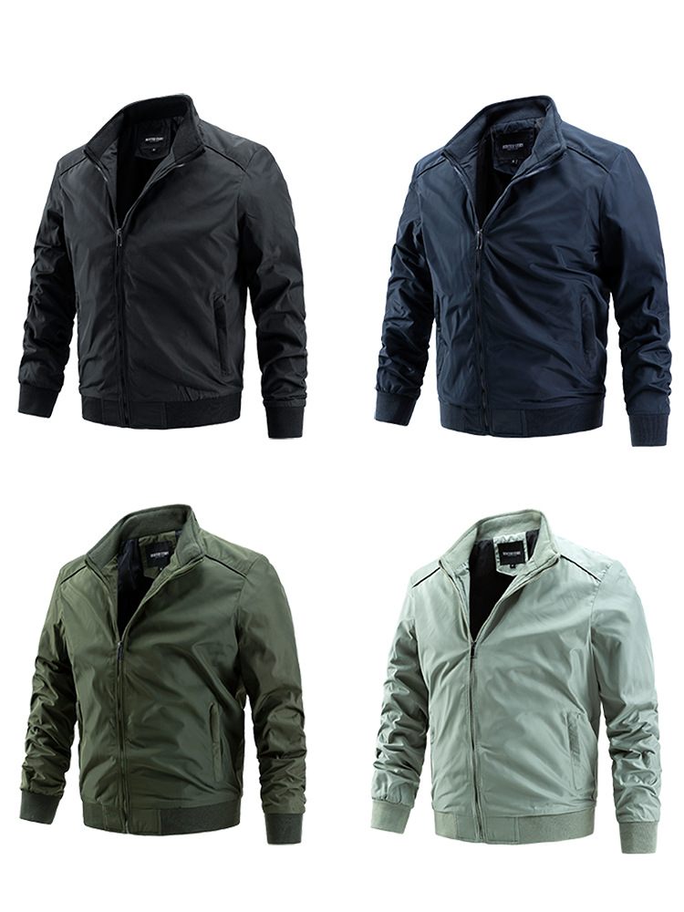 "Chic Clothing for the Cool Autumn and Winter Seasons thin spring and autumn jacket, casual windbreaker, Korean version, trendy men's clothing_voghion.com