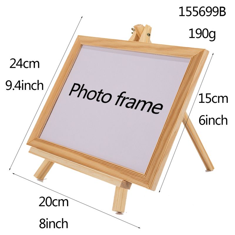 Klein schoolbord, kinderkalligrafie, kalligrafie tekenbord, opbergbord met beugel, thuis, verplaatsbaar, houten ornamenten_voghion.com