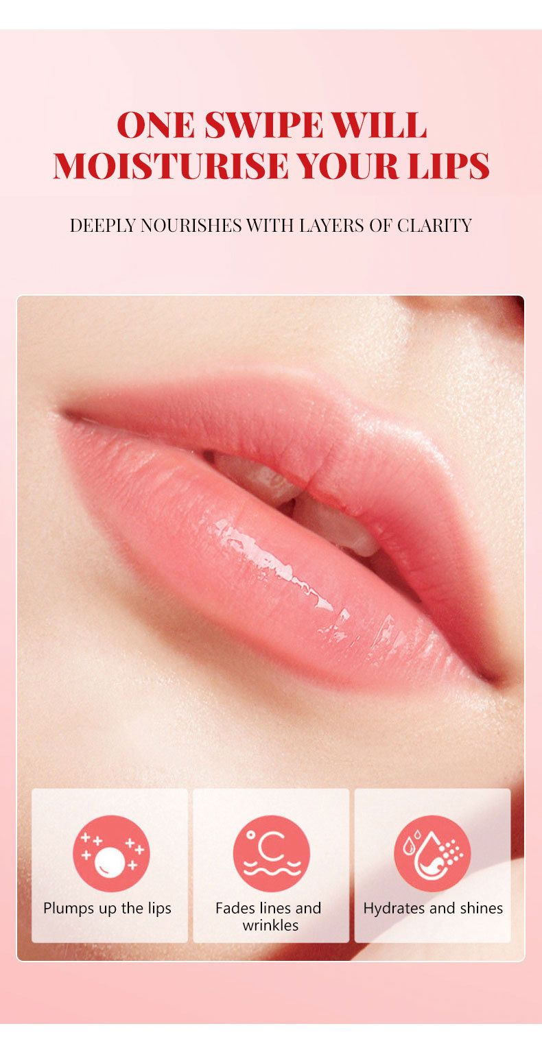 Bellezza e salute PAGINA VINE Lip Oil Nuova serie Lip Glaze Acqua chiara e trasparente Specchio per labbra Dudu Lip Lucidalabbra idratante_voghion.com