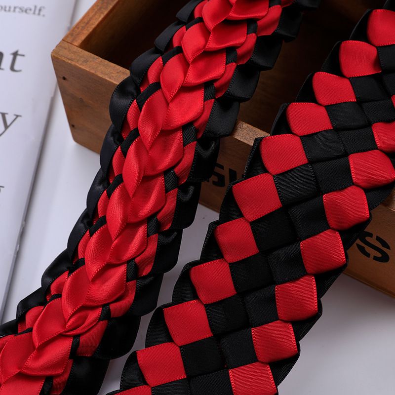 2023 Ribbon Wreath Graduation Gift Woven Necklace Unisex Party Accessories_voghion.com