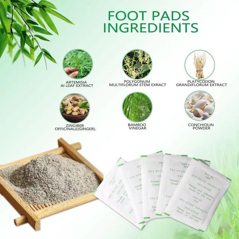 SOL LORA Aicao Air Ginger Foot Patch Vinagre de Bambu 10 adesivos/caixa_voghion.com