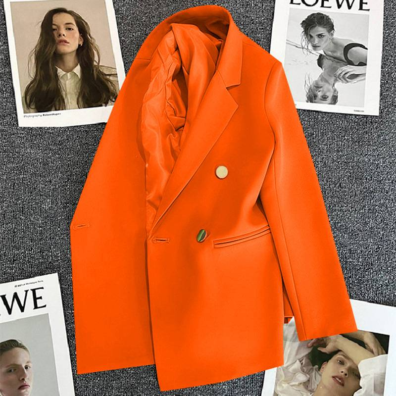 Candy Green Fried Street Small Suit Jacket Women's 2024 Spring and Autumn  Internet Celebrity Temperament Small Casual_voghion.com