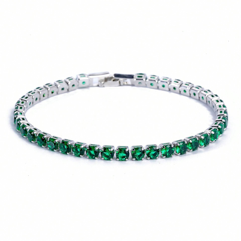 Hip hop zircon bracelet zircon anklet simple bracelet gift hiphop_voghion.com