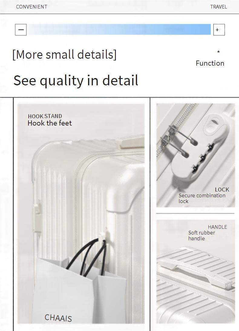 Luggage & Travel Bags 28 inch suitcase, large capacity trolley case, thickened and drop resistant, 30 inch silent universal wheel password box for_voghion.com