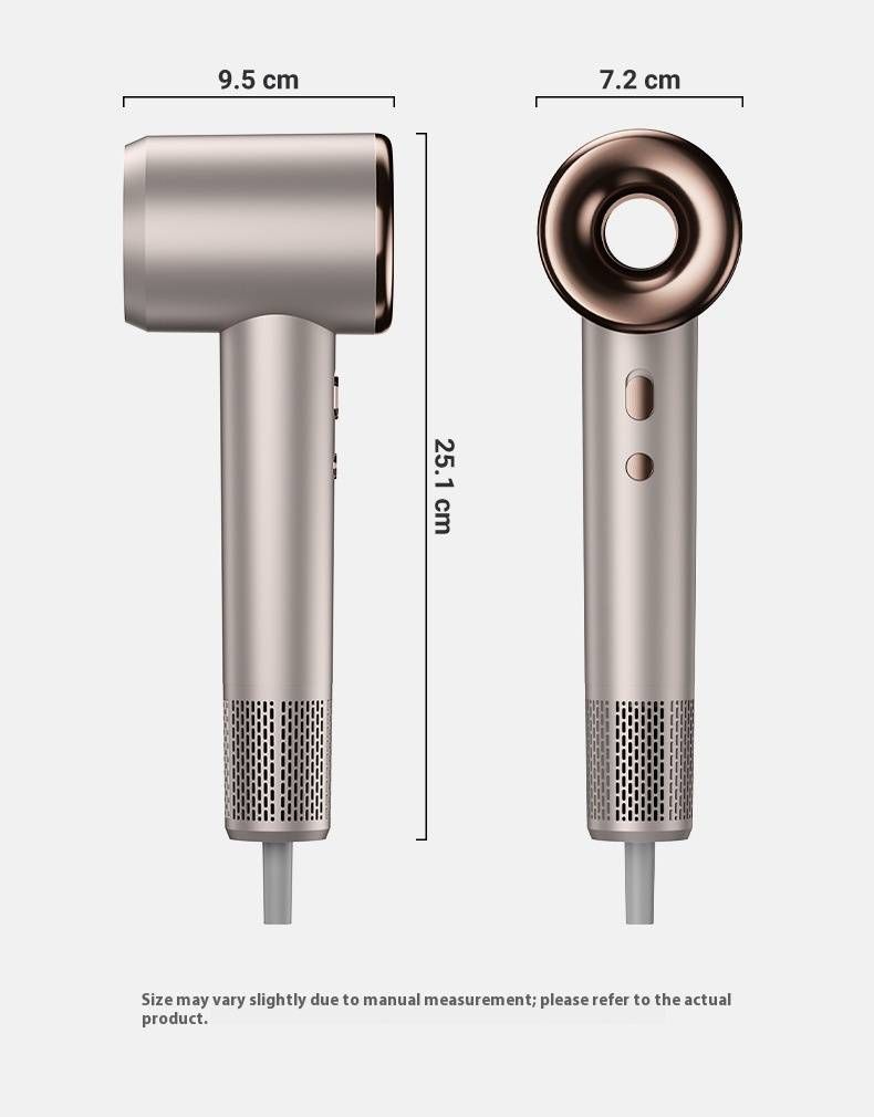 Asciugacapelli avanzato senza lame - Asciugatura rapida ionica da 2400 W con protezione dal surriscaldamento e ugello concentratore_voghion.com