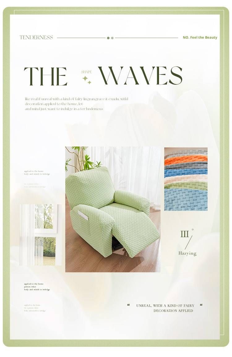 Jacquard Velvet Sofa Slipcover – Full Coverage Stretch Couch Cover For Sectionals & Recliners (Modern Geometric Design, Anti-Slip Fit, 14 Soft Colors)_voghion.com