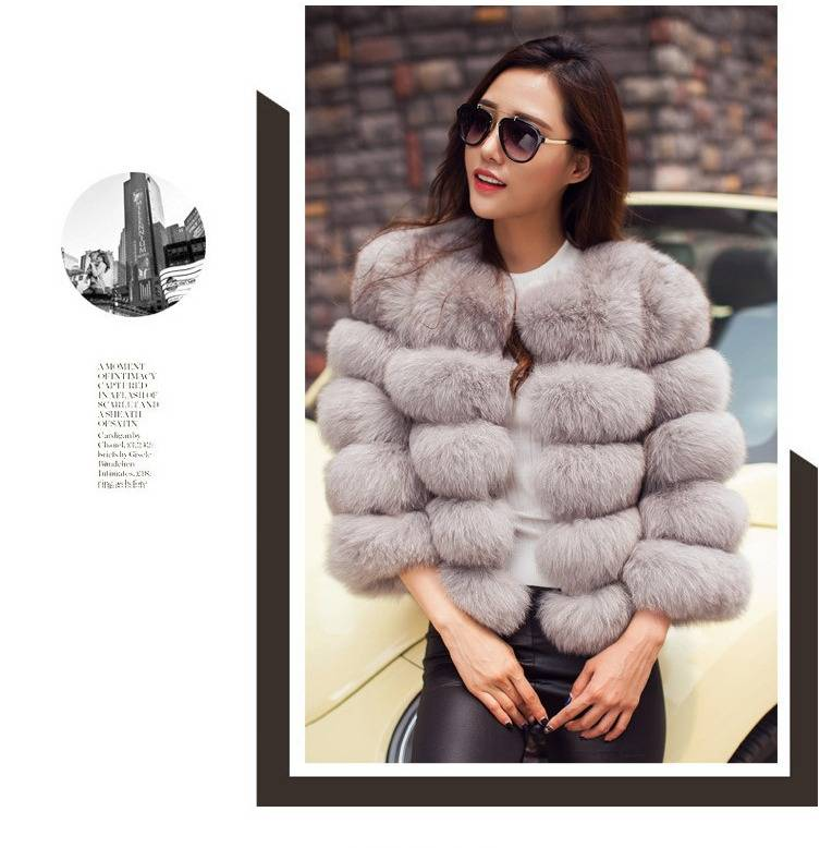 Elegante giacca corta in pelliccia sintetica – Cappotto da donna con finiture in pelle vegana (S-XXL, oltre 20 colori, tessuto testurizzato di lusso)_voghion.com