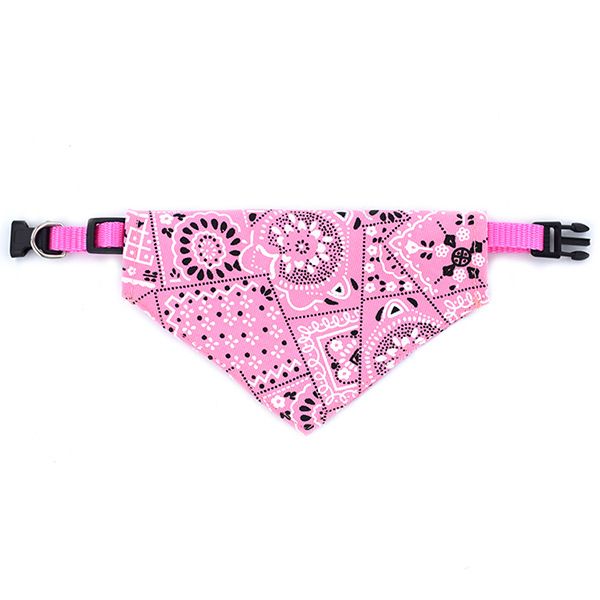 Supplies Printed Dog Cat Collars Pet Triangle Bibs_voghion.com