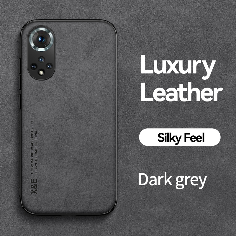 Custodia in pelle retrò di lusso per Huawei Honor 50 60 Pro 30 20 20i 10i 9X V40 X30 Mate 20 40 Magic 4 con cornice in silicone morbido_voghion.com