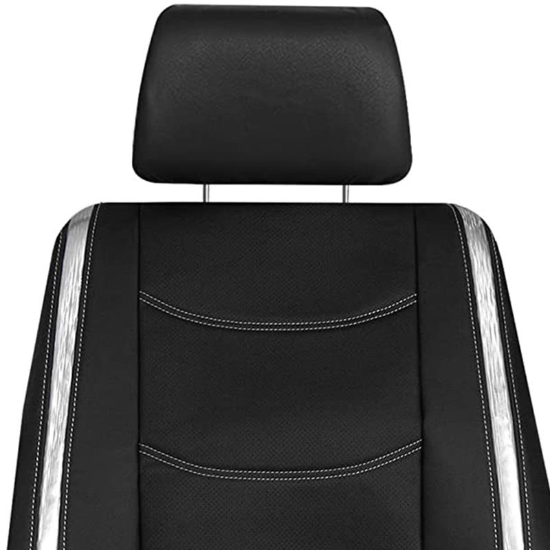 Naujas automobilio sėdynės užvalkalas. Kėdės užvalkalas. Juodas PVC blizgučiais. PVC visureigiams._voghion.com
