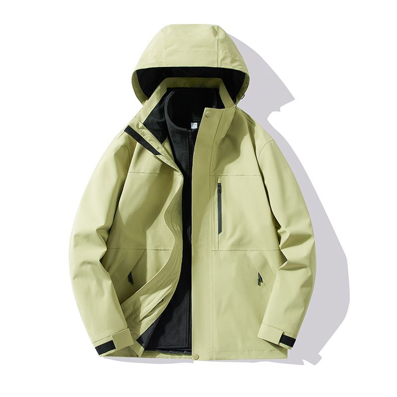 Brand Same Style And Women, 3-in-1 Down Fleece Liner, Outdoor Windproof Waterproof Warm Hiking Jacket For Men_voghion.com