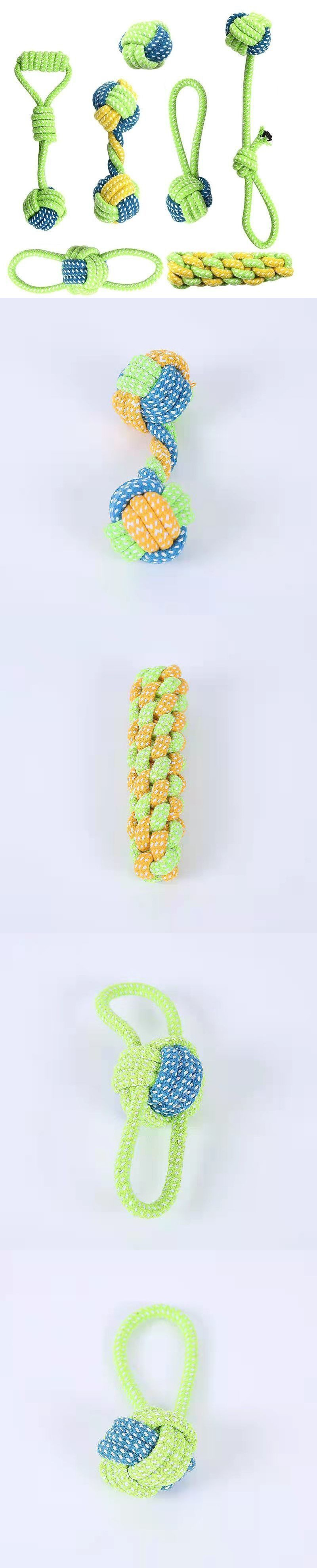 Pet Large Small Interactive Cotton Rope Mini Dog Toys Ball For Dogs Accessories Toothbrush Chew Puppy Toy_voghion.com