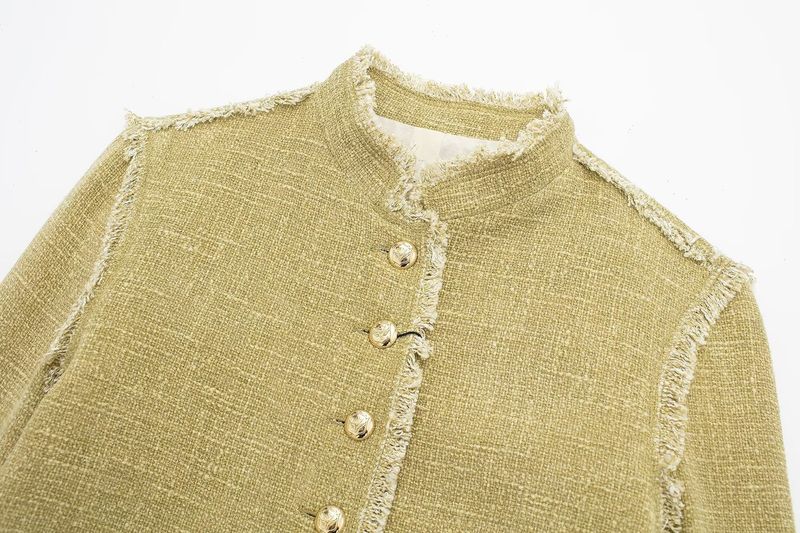 Women's 2024 Spring New Collection Texture Haired Coat_voghion.com
