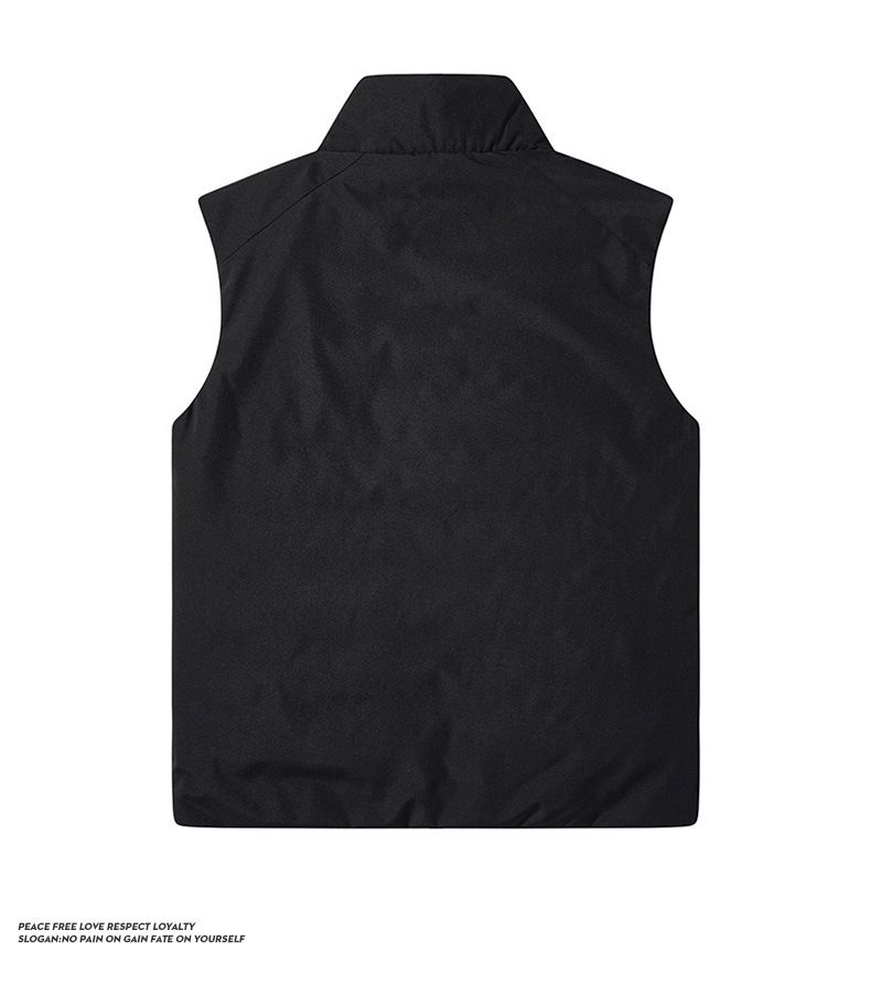 Warme Winterweste für Herren mit Daunenfüllung, Unisex-Arbeitsjacke, locker sitzende Weste im Punk-Stil für Paare, lässige Oberbekleidung_voghion.com