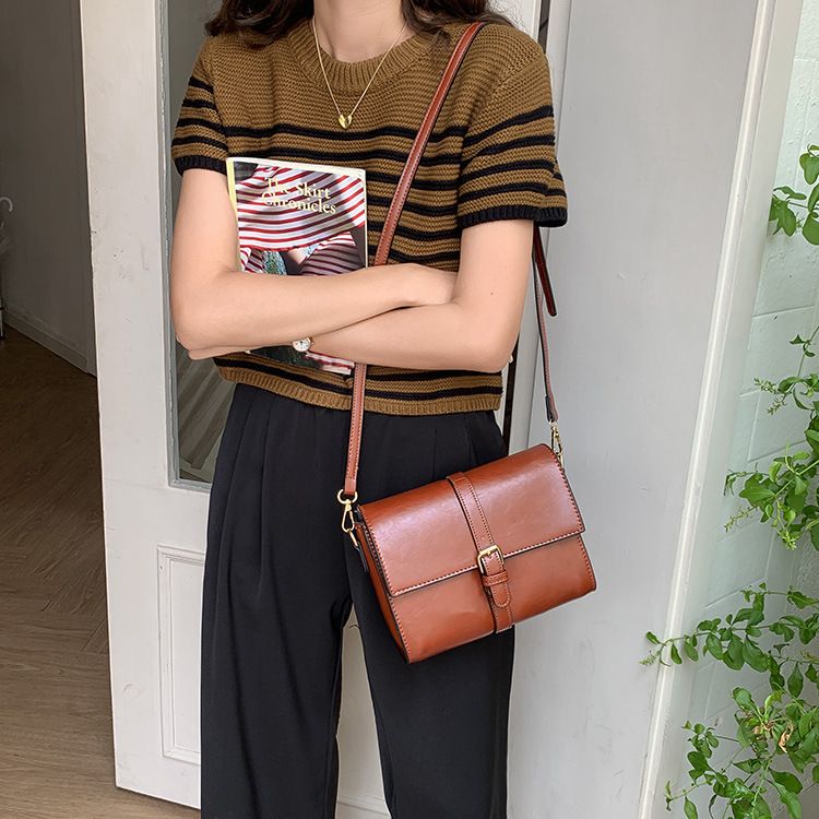 Borsa a tracolla da donna, nuova collezione 2022, design di alta qualità, piccola, quadrata, semplice, versatile e alla moda._voghion.com