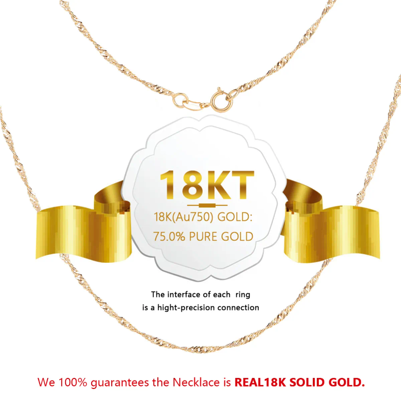 Wholesale Choker Custom Gold Chain Real Gold 8.75mm Miami Monaco Cuban K Necklace_voghion.com