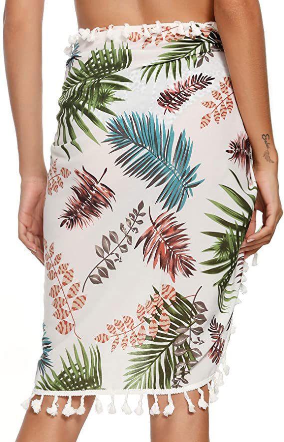 Women's Clothing Tassel Skirt Beach Apron Multiple Wearing Bikini Tassel Blouse_voghion.com
