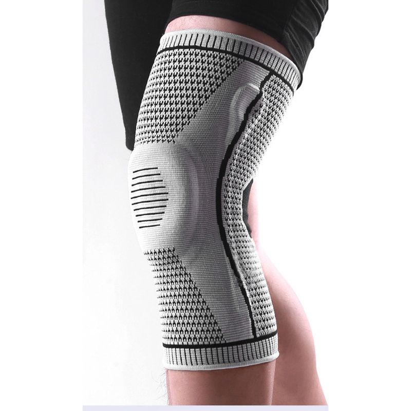 Υπαίθρια Αθλητικά Καλοκαιρινή Πίεση Σιλικόνη Αναπνεύσιμη για Ορειβασία, Τρέξιμο, Μπάσκετ, Ποδηλασία, Πλεκτό Γόνατο_voghion.com