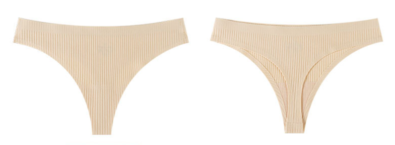 Dameklær Ren bomull Lav midje Enkel Pure Desire Pustende Komfortabelt sømløst undertøy_voghion.com