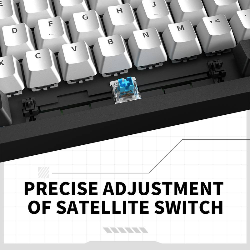 Tastiera meccanica cablata, luce mista, sostituibile a caldo personalizzata, periferiche per computer, tastiera da gioco_voghion.com