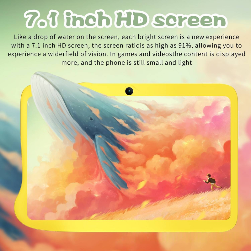Pro 10.1" Education Tablet - 6GB RAM + 128GB Storage, 2K Display, 8000mAh Battery (Eye Protection Mode)_voghion.com