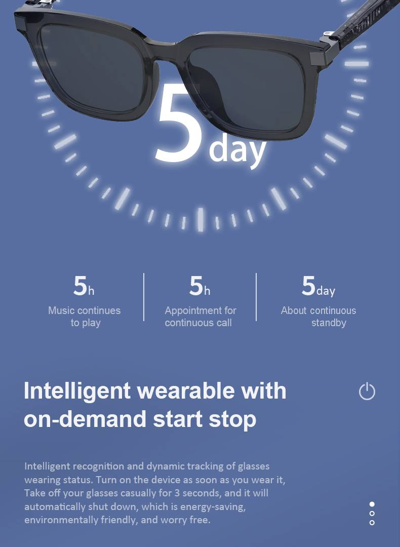 G06 Smart Glasses: Bluetooth & AI Assistant, Noise Cancellation, Long Battery Life_voghion.com