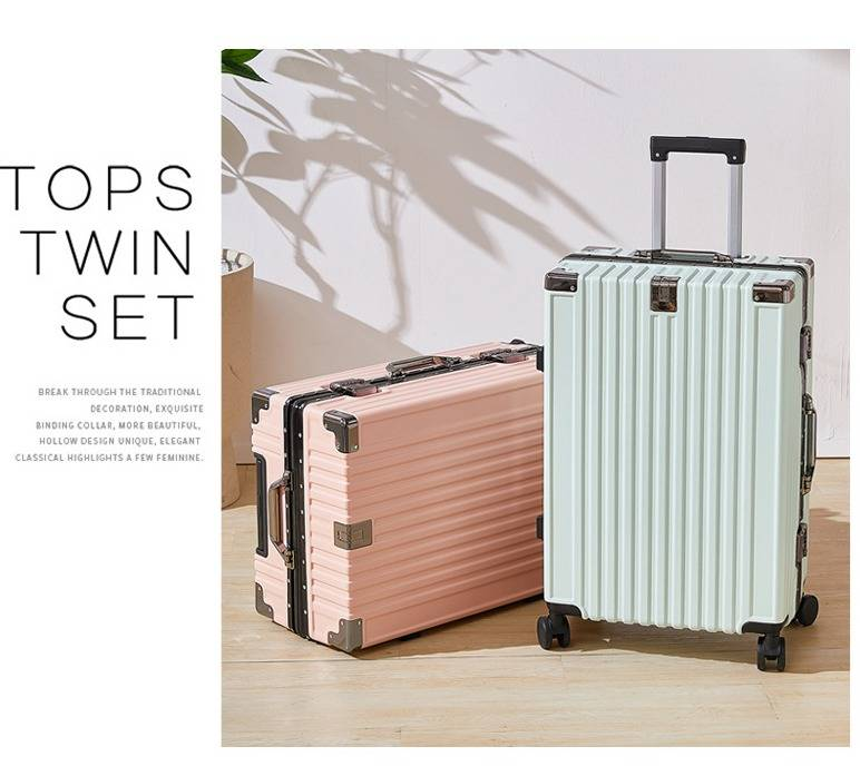 Bagaglio personalizzabile di alta qualità con ruote girevoli silenziose - Valigia resistente in ABS+PC con lucchetto TSA, leggera e impermeabile per viaggi e affari_voghion.com