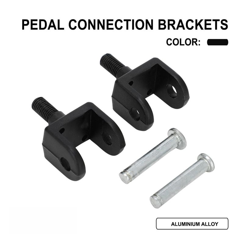 Support de repose-pieds de moto – Noir haute qualité pour modèles S/X – Accessoire durable 5,5 x 7 x 2,5 cm pour un confort de conduite accru_voghion.com