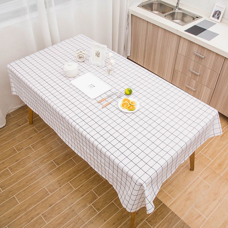 Minimalistische doek in stijl, waterdicht en oliebestendig doek, thuis, woonkamer, Nordiceaable matable doek_voghion.com