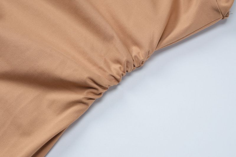 Women's clothing 2024 summer new product fashionable solid color slim fit sleeveless high neck hip hing dress wholesale_voghion.com