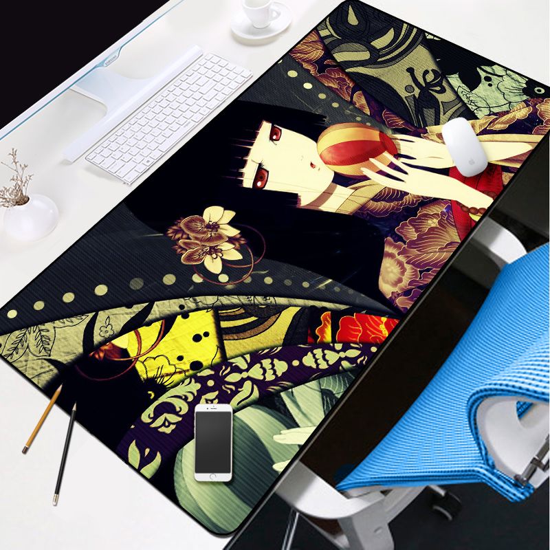 Tappetino per mouse Hell Girl con bersaglio sovradimensionato e osso, Chai Tian, diavolo, amore, FPS, animazione, tappetino da scrivania_voghion.com