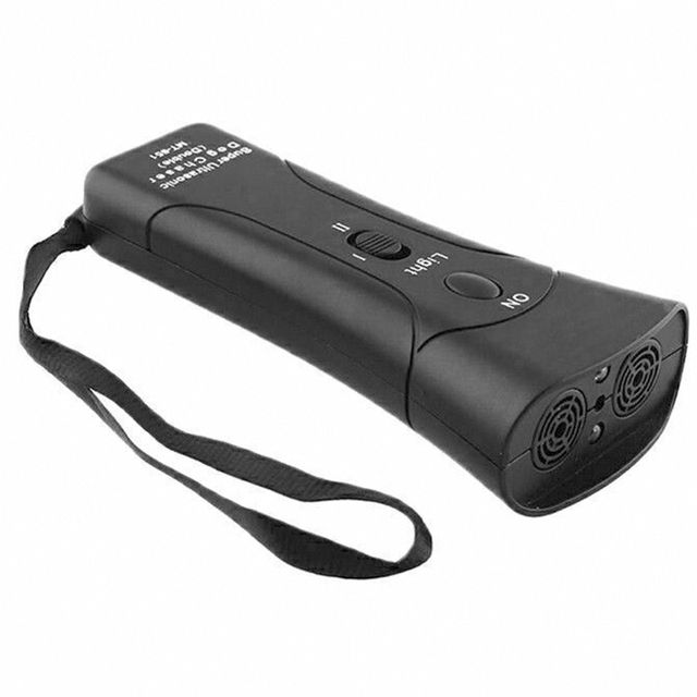 Ultrasoon hondentrainer-apparaat Elektronische hondenafschrikmiddelen/hondenblafcontrole-apparaten Trainingshulpmiddel Stop blaffen Sonic hondenafweermiddel_voghion.com
