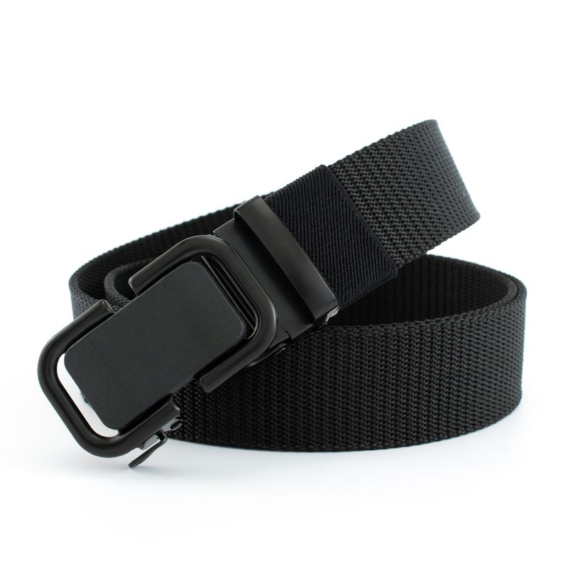 HOT Men's Ratchet Nylon Web Canvas Golf Automatic Buckle Waist Belt for Men Casual Work_voghion.com