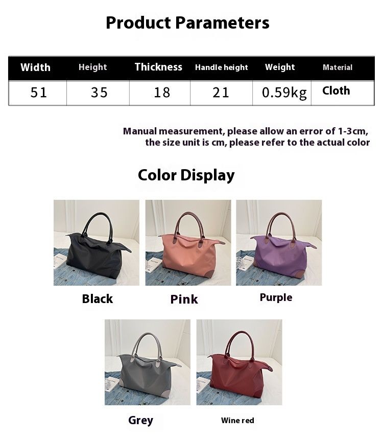 Women's Short Distance New Large Capacity British Style Business Travel Luggage Backpack Portable One Shoulder Sports_voghion.com