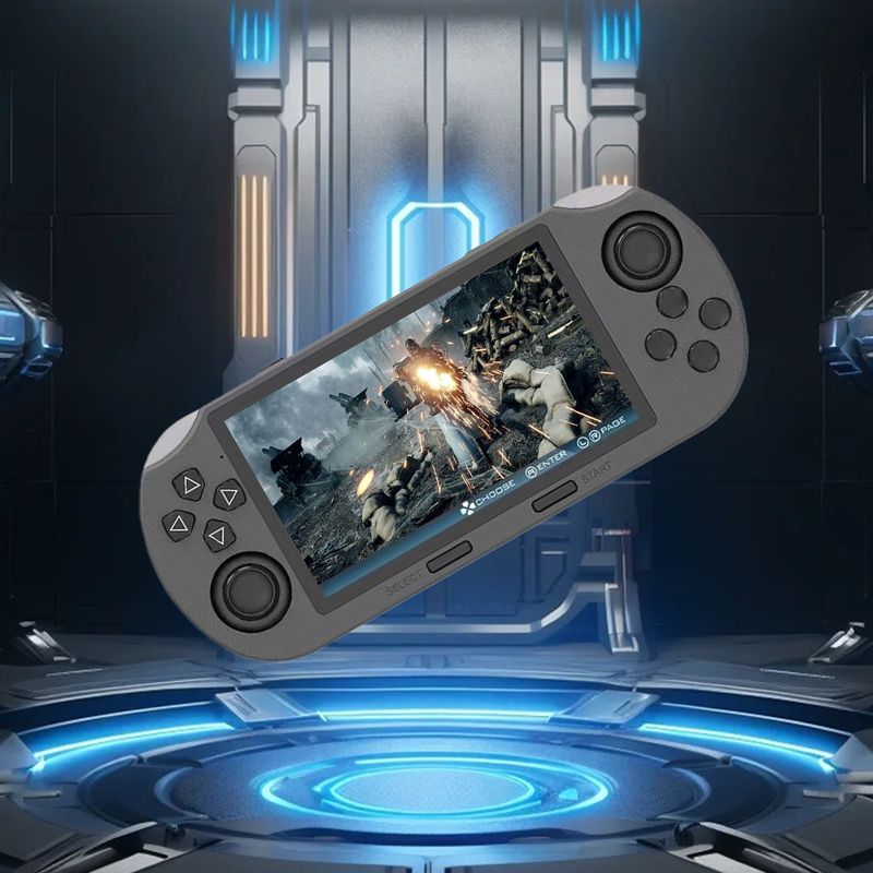 3000 Retro Handheld 4.5 Inch IPS Screen Gaming Console 30000+ Games USB Rechargeable Game Player For PS1/GBA/SFC_voghion.com