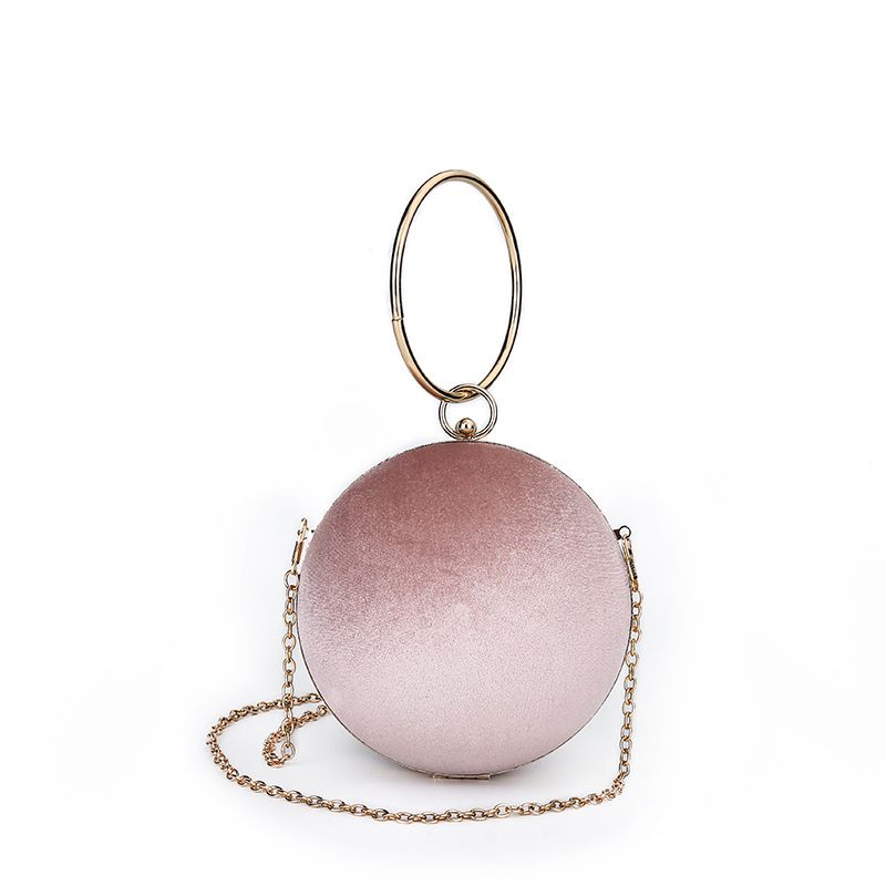 Borsa a mano con catena versatile, per abito da ballo in velluto e festa serale_voghion.com