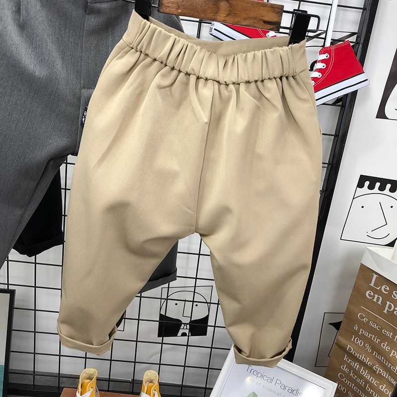 Kinderkleding Kinderpakbroeken 2024 nieuwe kinderbroeken kleine en middelgrote kinderbroeken stijlvolle jongenspakbroeken_voghion.com